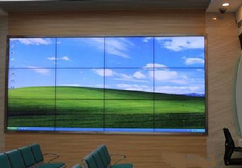 博白液晶拼接屏的另类用法。